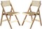ISL Furnishings- Ibiza Rattan Modern Folding Chair (2, Natural)